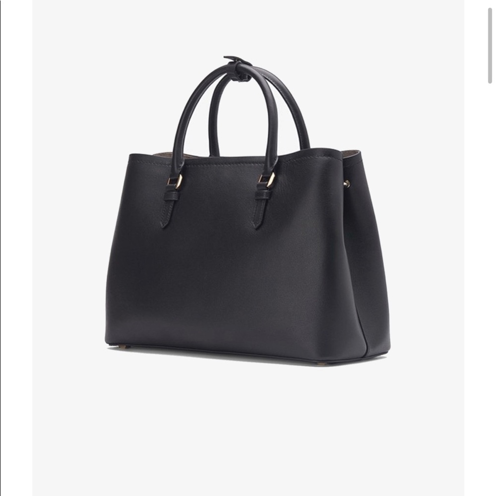 Claire Leather Double-Gusset Tote